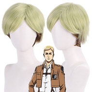 Erwin Smith Cosplay Wig Attack on Titan Short  Ombre Heat Resistant Synthetic Hair