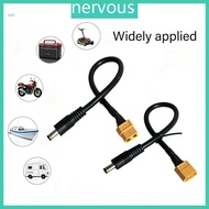 NERV 15AWG XT60H to DC5521 Black Charging Cable with DC5 5X2 1Mm Connector