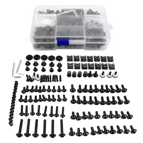 A Set M6 M5 Fairing Bolts Kit Bodywork Fasteners Screws Nut FOR YAMAHA Tenere 1200 700 TMAX TMAX500 