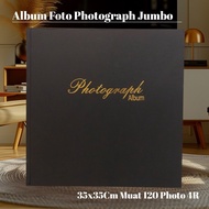 JUMBO PHOTO ALBUM MAGNETIC PHOTOGRAPHY 10/8R/6R/5R/4R/3R/2R Can Fit 120 4R Photos)