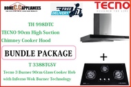 TECNO HOOD AND HOB FOR BUNDLE PACKAGE ( TH 998DTC &amp; T 3388TGSV ) / FREE EXPRESS DELIVERY