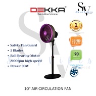 DEKKA 10" Air Circulation Stand Fan DGF-1609E