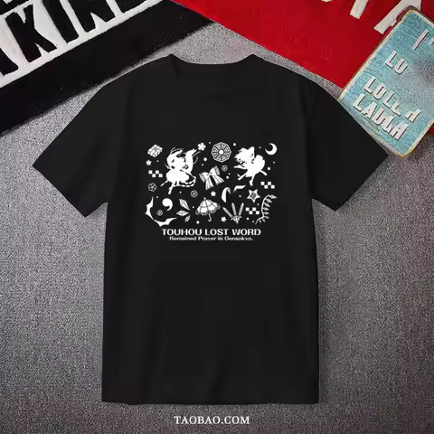 Touhou Project Summer Anime Unisex T-shirt Short Sleeve Men TEE Tops