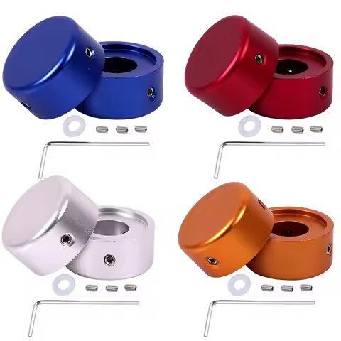 2 Sets Guitar Effect Pedal Foot Nail Cap Effect Pedal Pad Cover Aluminum Foot Tread Cap Knob Footswi