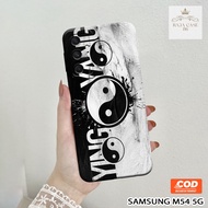 Softcase SAMSUNG M54 5G - Rajacase - Case SAMSUNG M54 5G - Motif Case Yinyang - Case SAMSUNG M54 5G 