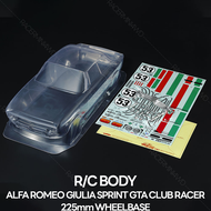 TAMIYA 1/10 R/C Alfa Romeo Giulia Sprint GTA Club Racer Body Parts Set (225mm) 51729