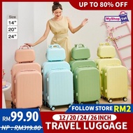 [PREMIUM] BAGASI LUGGAGE HARDCASE TRAVEL LUGGAGE SETS SUITCASES 12 INCH &20 INCH & 24 INCH & 26 INCH