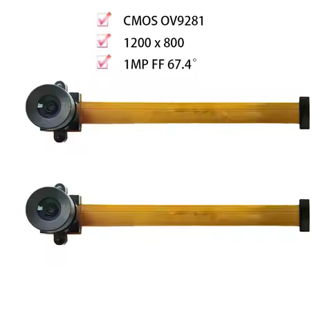 2Pcs/Lot 1200*800 1/4Inch CMOS OV9281 1MP FF 67.4° Camera Module For Windows, Android, Linux, Wince,