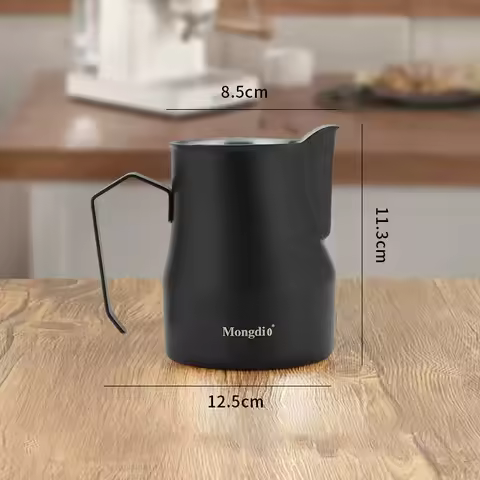 350ml/450ml/600ml Milk Frothing Pitcher, Milk Frother Cup Stainless Steel Frothing Pitcher, Espresso