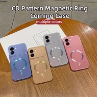 Magnetic Case For OPPO Reno 11 10 9 8 7 Pro Plus 8 7 Lite Metallic Paint Wireless Charge Lens Protec