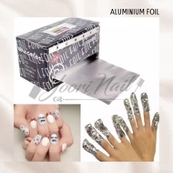 Aluminum foil nail art wrap wrap remover gel acrylic removal foil silver