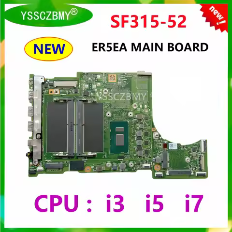 NEW NEW ER5EA MAIN BOARD MainBoard For ACER Swift 3 SF315-52 SF315-52G Laptop Motherboard with CPU i