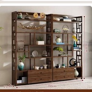 全城熱賣 - 木製置物架屏風（【組合款】6層200長【六層雙抽100×2）#