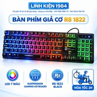 R8 1822 7-Color Led Mechanical Gaming Keyboard