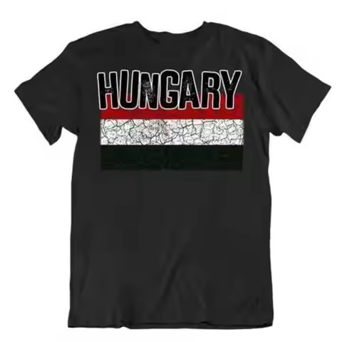 Flag T Shirt Hungary Fashion Country Souvenir Gift Tee Pride logo