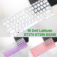 Dell Latitude E7270 E7250 E5250 Keyboard Cover Soft Silicone TPU Keyboard Protector Skin