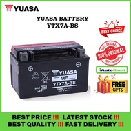 KAWASAKI YUASA YTX 7A-BS BATTERY NINJA 250R, EX250/HONDA TR200 FATCAT/APRILIA RXV450,550/SVX450,550