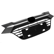 Compatible with 2015 2016 2017 2018 Honda HRV HR-V Racing Grills Front Bumper Grille Chrome Plastic 