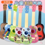 ❤ gitar ❤ ✣Mainan gitar kanak-kanak instrumen simulasi kartun Ukulele gitar dapat bermain hadiah awal kanak-kanak lelaki dan perempuan✣