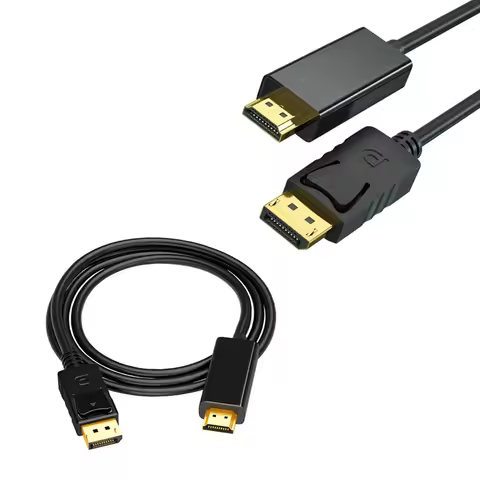 4K DisplayPort DP to HDMI-compatible Cable Adapter DisplayPort to HDMI HD Video Audio Cable Converte