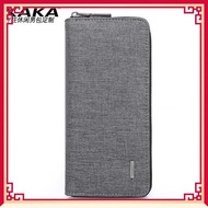 dompet lelaki beg dompet lelaki Zip panjang lelaki dompet, klac personaliti kasual fesyen belia, kanvas beg tangan pelajar versi Korea, kapasiti besar