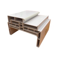 ANYHOME วงกบประตู UPVC+SUBยาง 80X200 WH