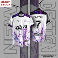 [Free custom name numbers]Original - Purple Classic Football Baju Jersey Custom Name Volta Jersey