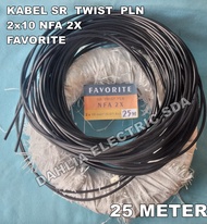 KABEL SR /TWIST / NFA2X 2X10X25M FAVORITE