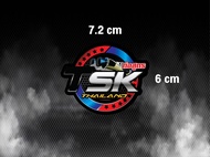 สติ๊กเกอร์ ท่อ TSK THAILAND สะท้อนแสง3M สติกเกอร์ซิ่ง สติกเกอร์รถซิ่ง สติ๊กเกอร์รถแต่ง