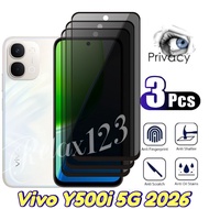 For Vivo Y500i 5G 3PCS Anti-spy Privacy For Vivo Y500i  Y500 Pro VivoY500i VIVO Y 500 i VivoY500i 5G