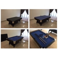 READY STOCK In Malaysia Better Packaging With Solid Hard Boxes American Pool Table (7ft / 8ft) 3-in-1 Multipurpose Table