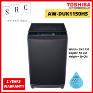 Toshiba AW-DUK1150HS(MG) Direct Drive Inverter Top Load Washing Machine 10.5 kg