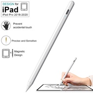 ปากกาipad สำหรับดินสอ iPad พร้อมกับการปฏิเสธ Palm Stylus ปากกาสำหรับ Apple Pencil 2 1 iPad Pro 11 12.9 2020 2019 2018 Air 4 7th 8th ปากกาipad Basic White One