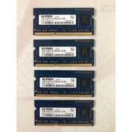 [ Used / Terpakai ] ELPIDA DDR3 2GB PC3 10600s 1333MHz for laptop Memory RAM