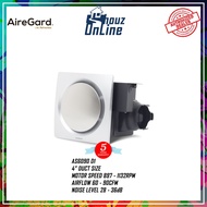 AIREGARD AIR VENTILATION EXHAUST FAN / AIR VENTINATOR AS6090 D1 SILVER