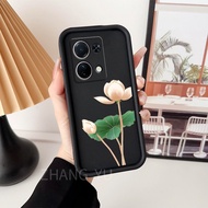 【Lotus Flower】Casing Redmi NOTE 13 Pro 4G note 13 pro 5G New phone case TPU flower green leaf soft s