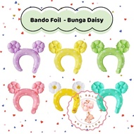 Daisy Flower Foil Headband | Daisy Flower Headband