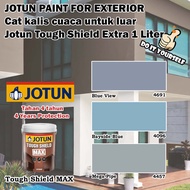 Jotun Tough Shield Exterior Paint 1 Liter Blue View 4691 / Bayside Blue 4096 / Mega Pipe 4457