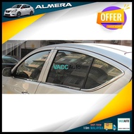 Nissan Almera 2011 - 2019 Window Chrome Lining Vacc Auto Car Accessories