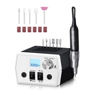 30000RPM Professional Nail Drill Machine with Foot Pedal Electric Nail File for Acrylic Nails Manicure Pedicure Drill Kit