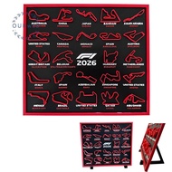 [OUK-t] 2026 Formula 1 Calendar F1 With Stand Racing Desk Calendar Ornament Home Office Desktop Deco