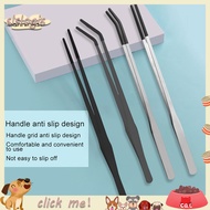 Stainless Steel Feeding Tools Grip Feeding Pincers Long Stainless Steel Feeding Tongs for Aquarium a