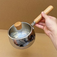 กระทะนมไร้ตะกั่ว 316L สแตนเลส สำหรับเด็ก กระทะขนาดเล็ก กระทะสำหรับผัด กระทะสำหรับผัด 316L สแตนเลส ไร