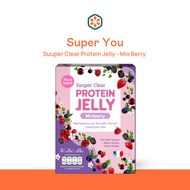 Suuper Clear Protein Jelly - Mix Berry ซูเปอร์ เคลียร์ โปรตีน เจลลี่ รส มิกซ์เบอร์รี่ 9 ซอง