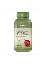 GNC 濃縮 蔓越莓精華膠囊 500mg 100粒 EXP:11/2027