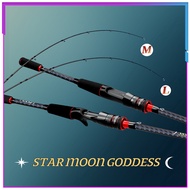 【NYA】Star  Moon Goddess5-18lb 1.68M(5.5ft)/1.8M (6ft)/2.1M (7ft)/2.4M (8ft) 2 Tips light fishing rod