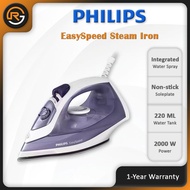 Philips GC1752/36 Steam Iron Easy Speed 3 PIN Purple / Sterika Wap