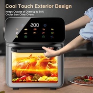 TOMLER 16L LCD Touchscreen Air Fryer Large Capacity Microwave Oven Fully Automatic Home Appliance ZP