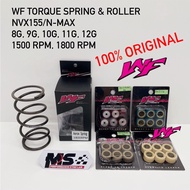 WF Racing Torque Spring &amp; Roller NVX155/N-MAX 100% Original