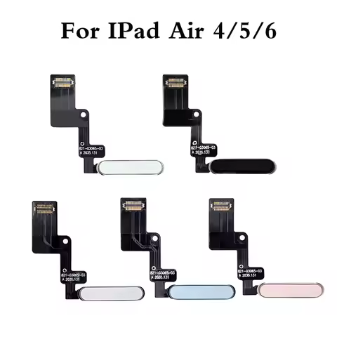 Fingerprint Scanner Connector For iPad Air 4 5 6 10.9 11 inch 2020 2022 2024 ON OFF Power Button Fle